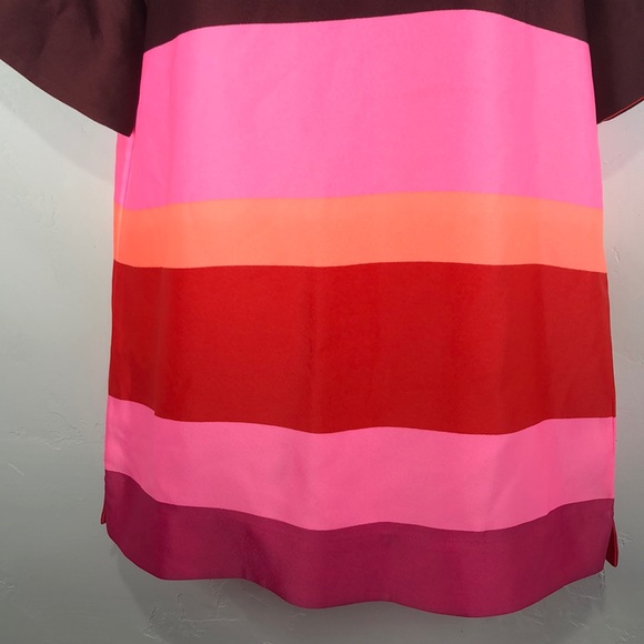 Banana Republic red and pink blouse size small - Picture 3 of 9